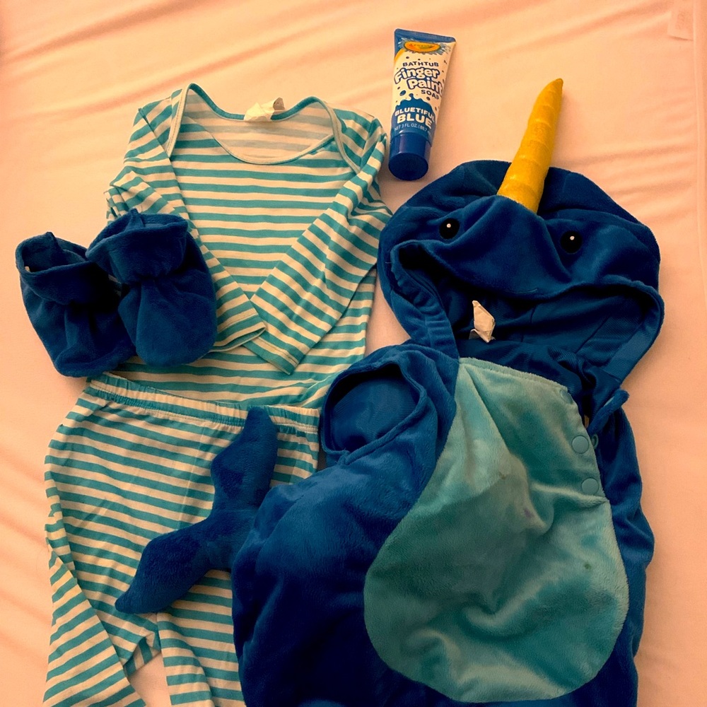 Baby narwhal costume